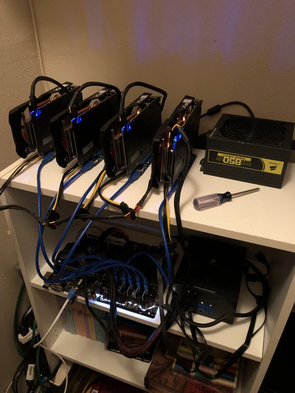 My first Ethereum mining rig